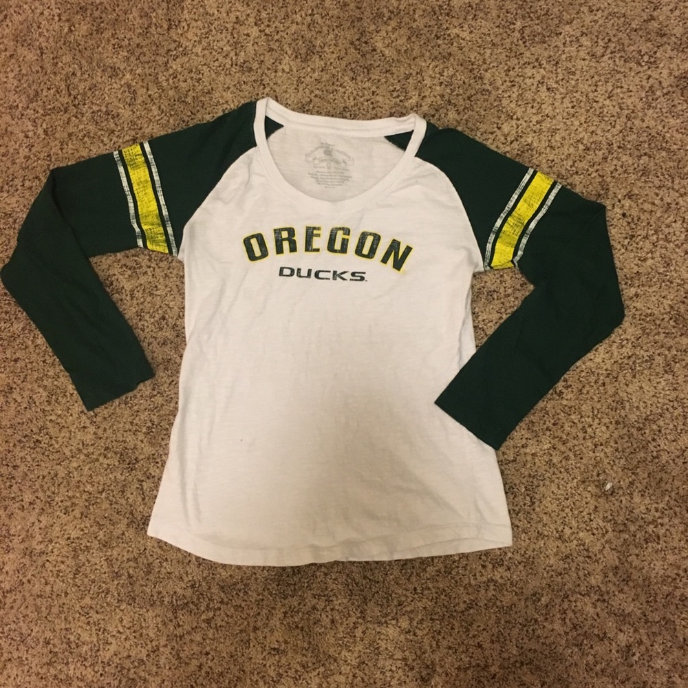 Oregon ducks long sleeve T juniors medium